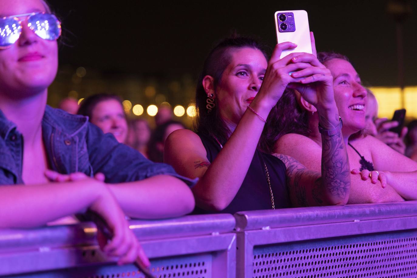 Las mejores imágenes del concierto de Amparanoia en Sagüés