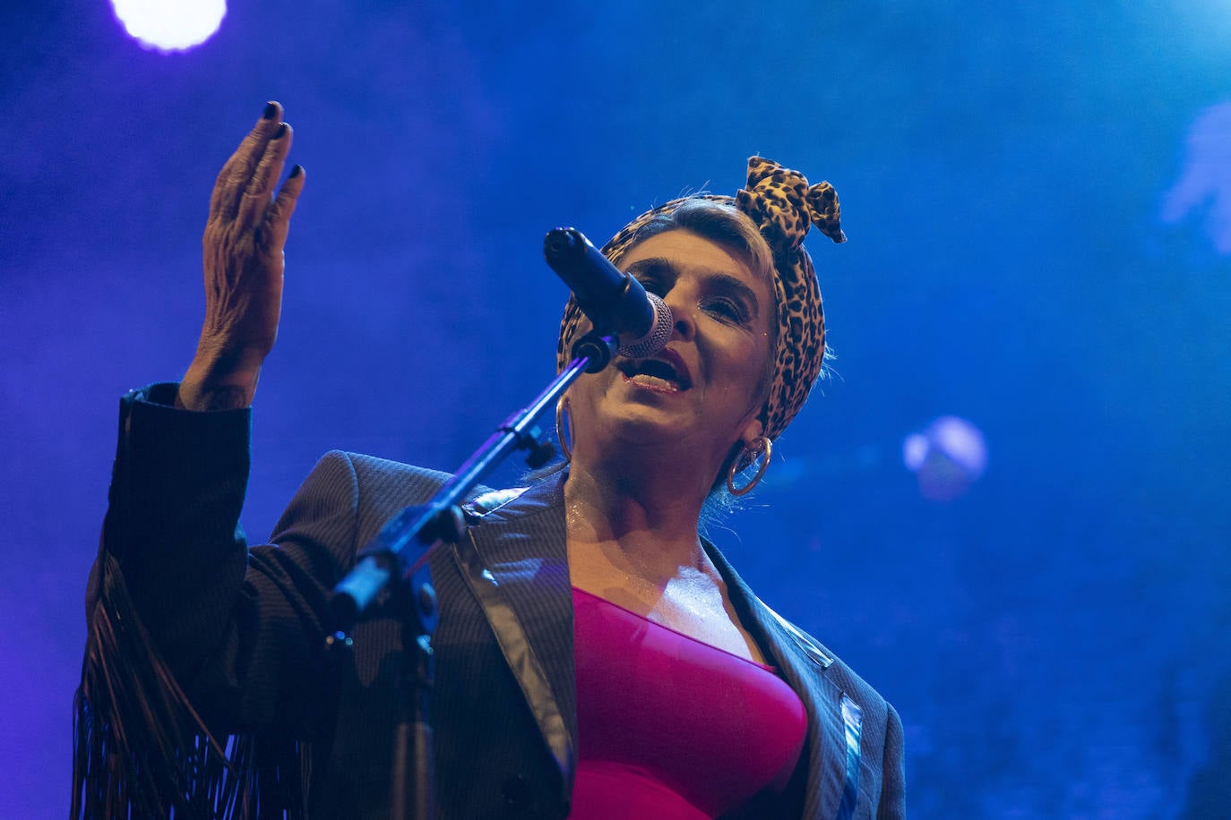 Las mejores imágenes del concierto de Amparanoia en Sagüés