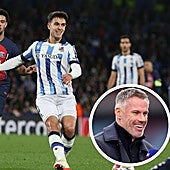 Carragher, «decepcionado» si Zubimendi no termina en el Liverpool: «La Real no puede ser tu último paso»