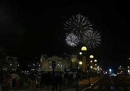 Un momento de la colección de Luigi di Matteo Fireworks en el Concurso de Fuegos Artificiales de la Semana Grande de San Sebastián.