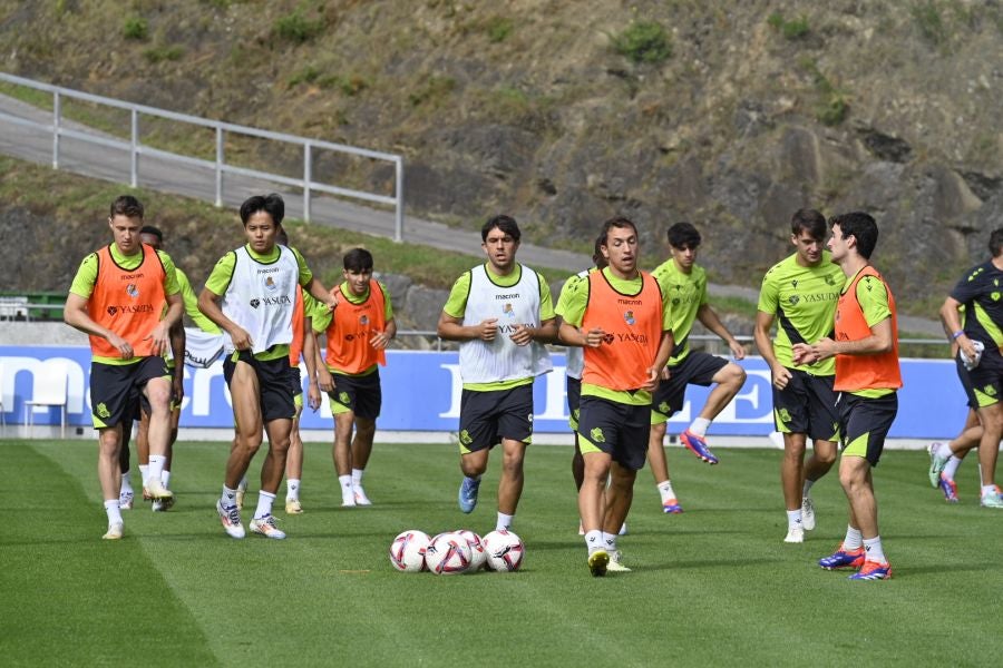 La Real, lista para el primer partido de la temporada