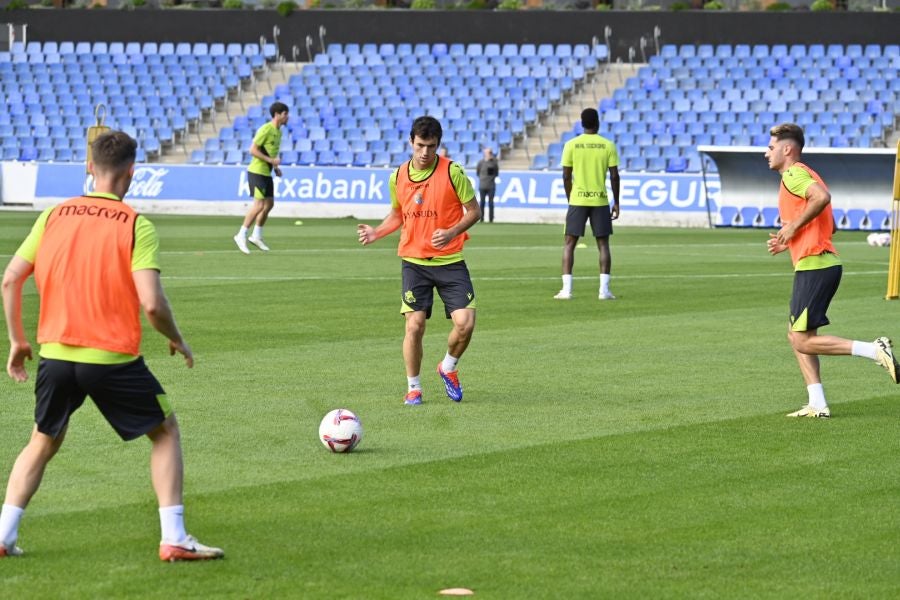 La Real, lista para el primer partido de la temporada