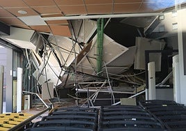 Imagen del interior del supermercado.