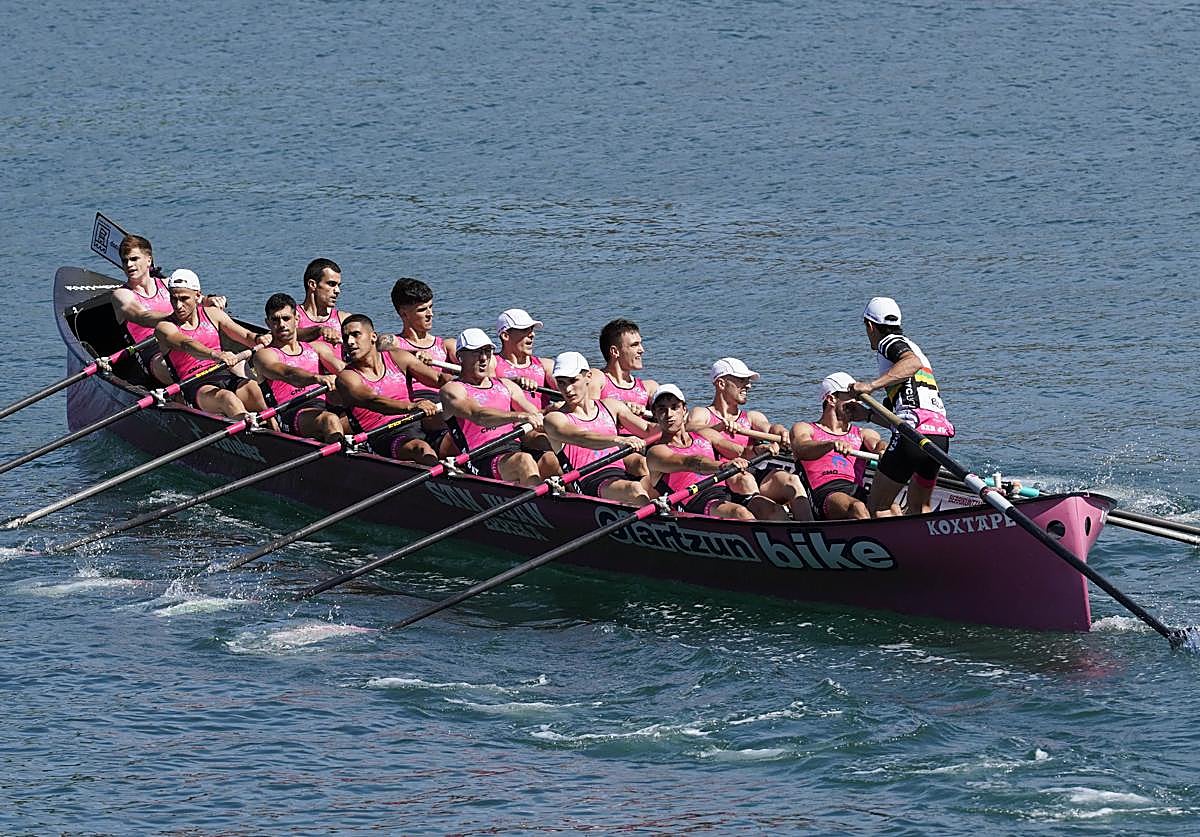 San Juan consiguió la victoria ayer en Zarautz.