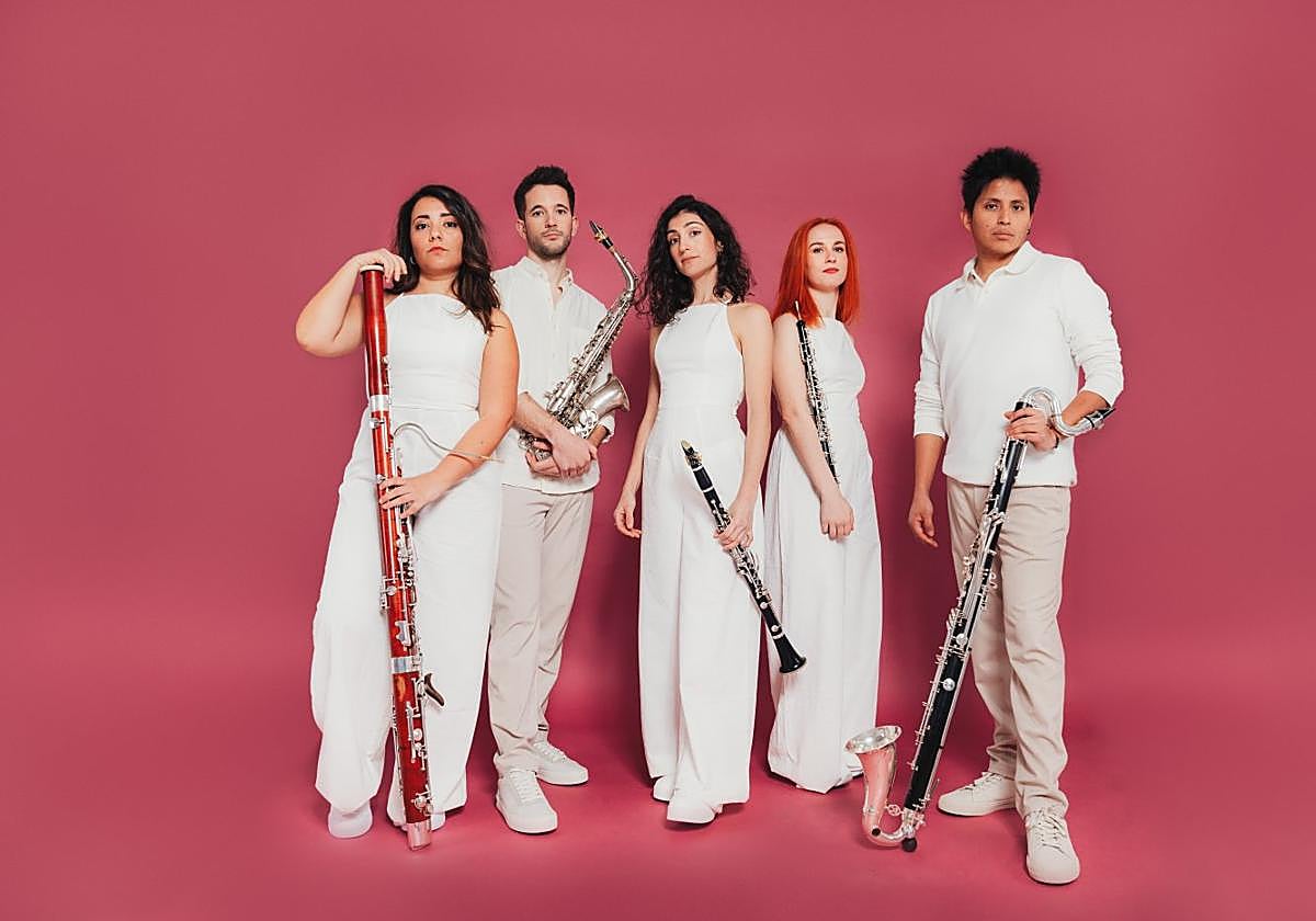 El quinteto de viento Dianto Reed Quintet.