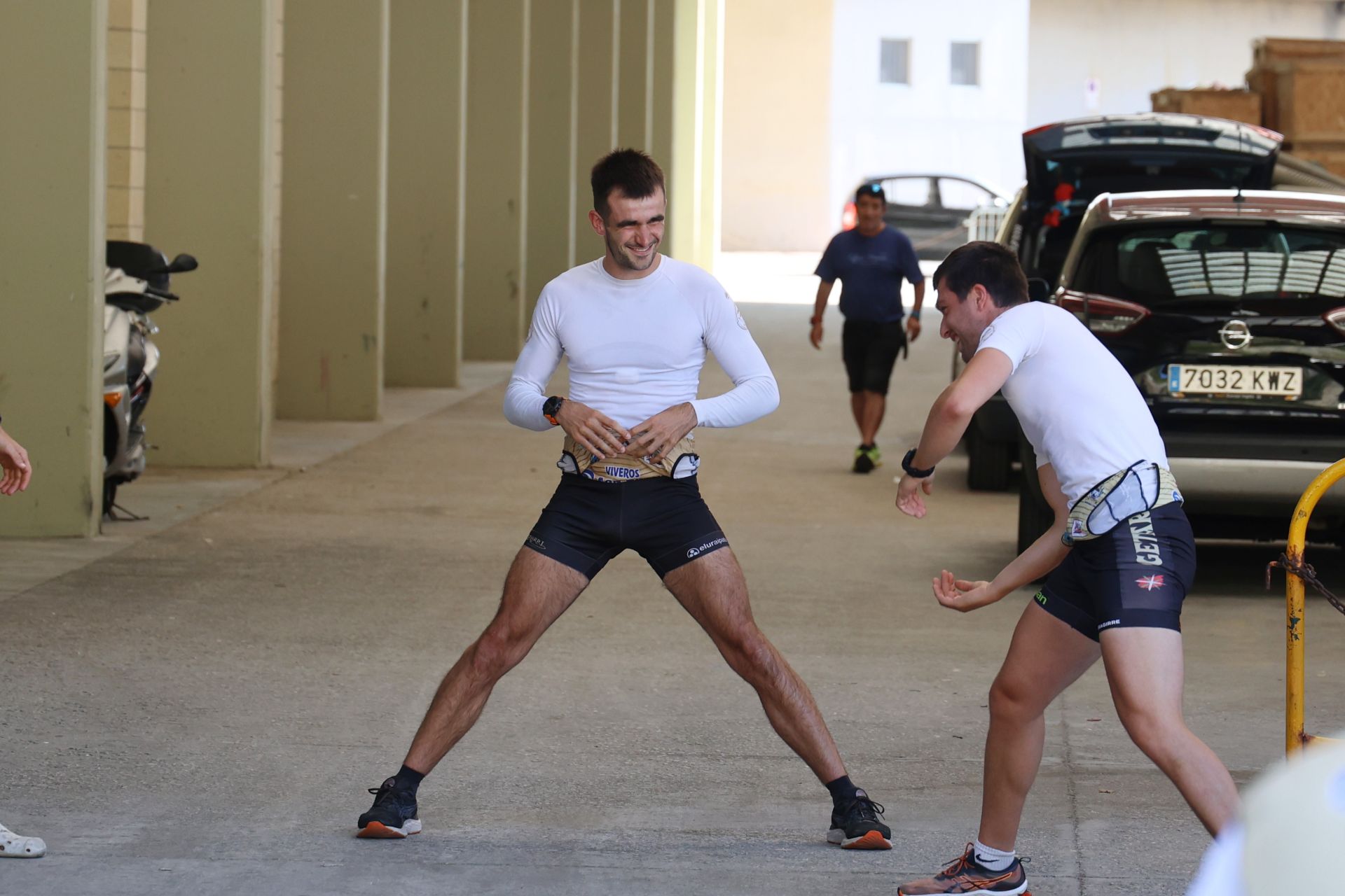 Imagen secundaria 2 - Los remeros de Getaria durante un entrenamiento.