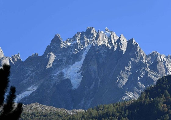 Una imagen del macizo de Mont Blanc.