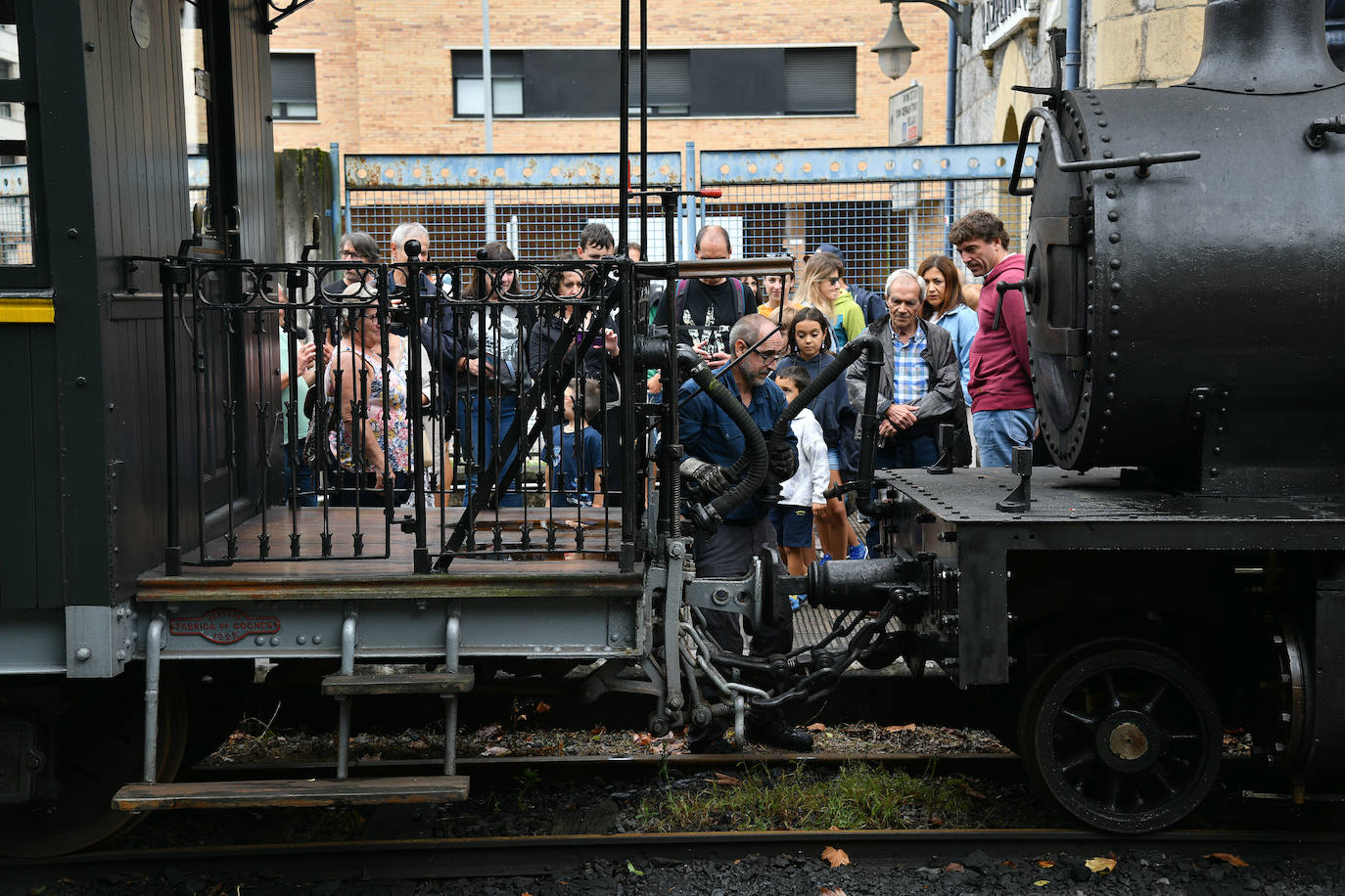 Las mejores imágenes del recorrido del tren de vapor entre Azpeitia y Lasao