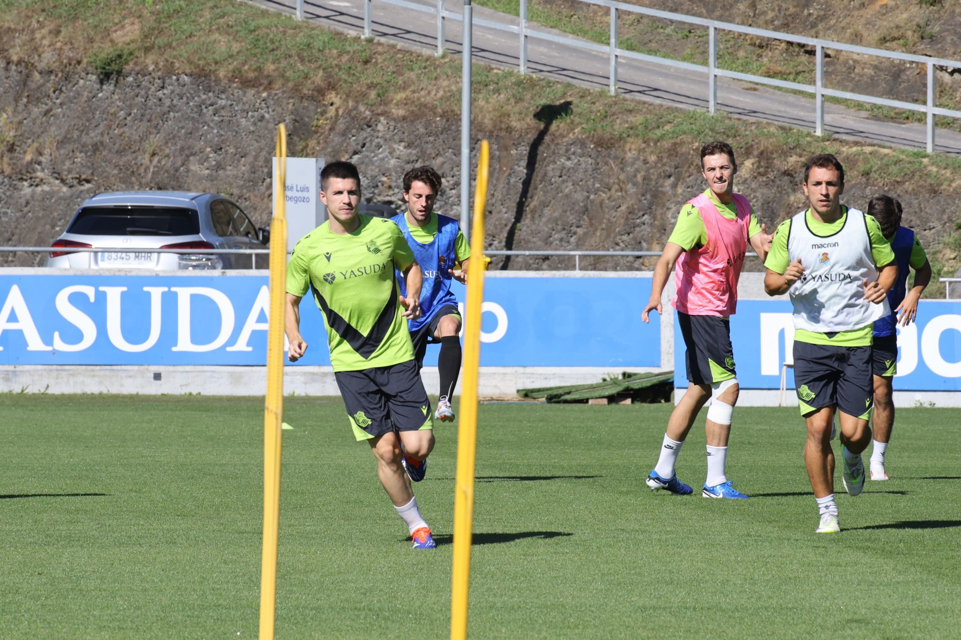 Imágenes del último entrenamiento de la Real Sociedad antes de recibir al Alavés