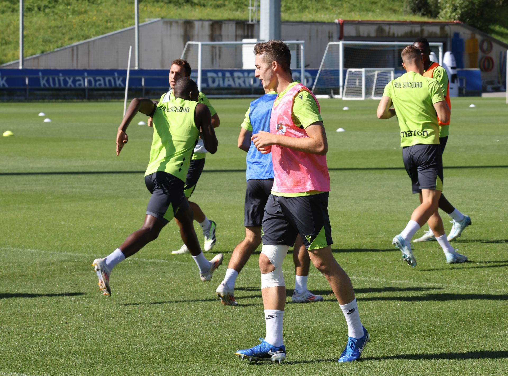 Imágenes del último entrenamiento de la Real Sociedad antes de recibir al Alavés