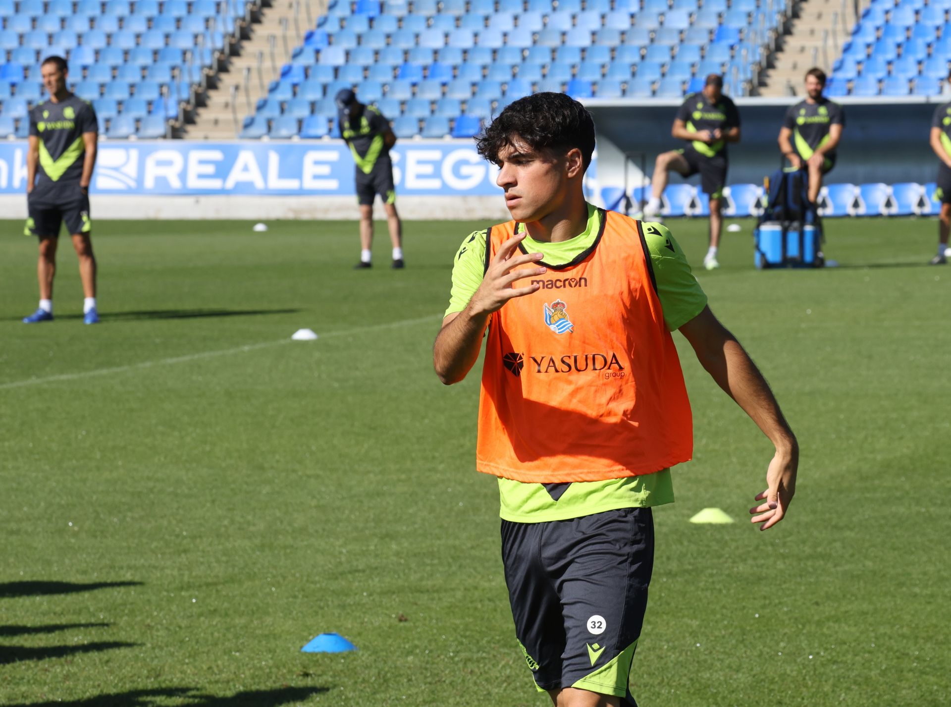 Imágenes del último entrenamiento de la Real Sociedad antes de recibir al Alavés
