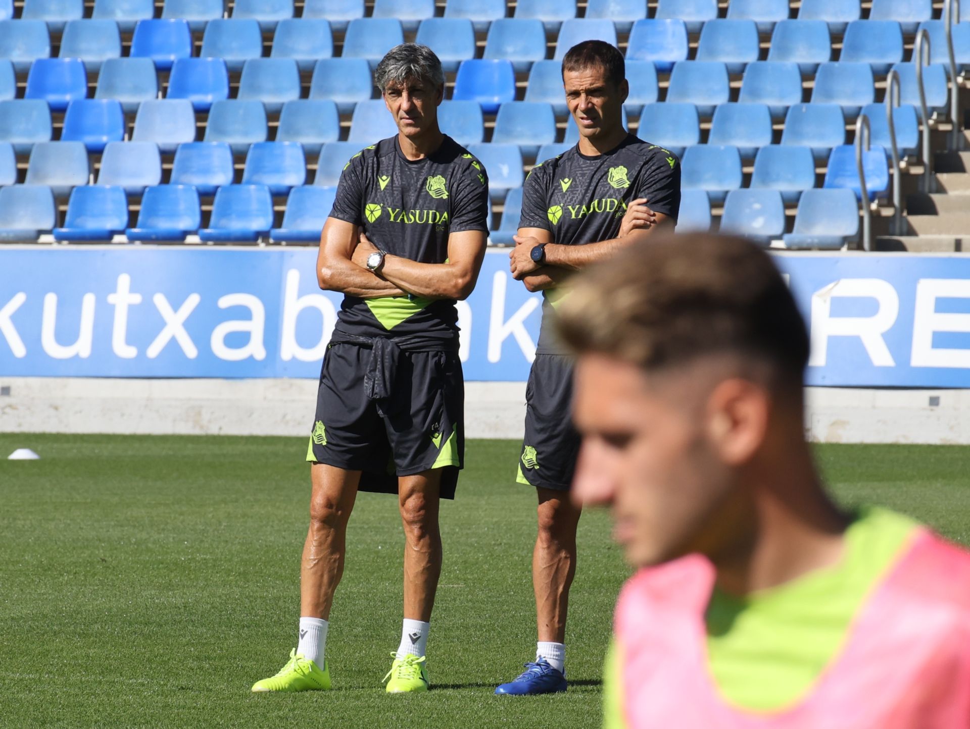Imágenes del último entrenamiento de la Real Sociedad antes de recibir al Alavés