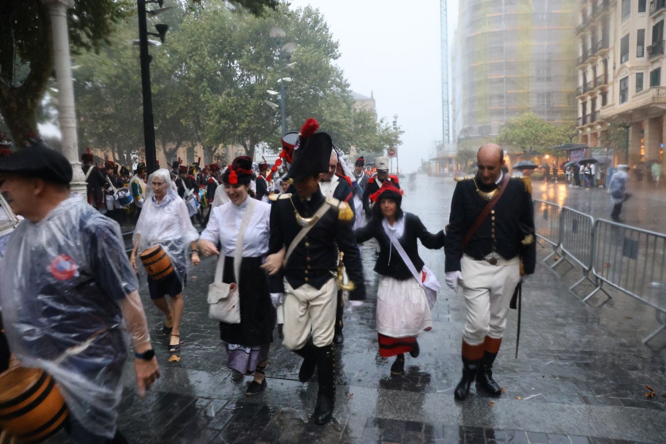 El mal tiempo estropea la fiesta del 31 de agosto