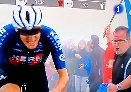 El cocinero de la Real Sociedad, el aficionado más txuri-urdin de La Vuelta