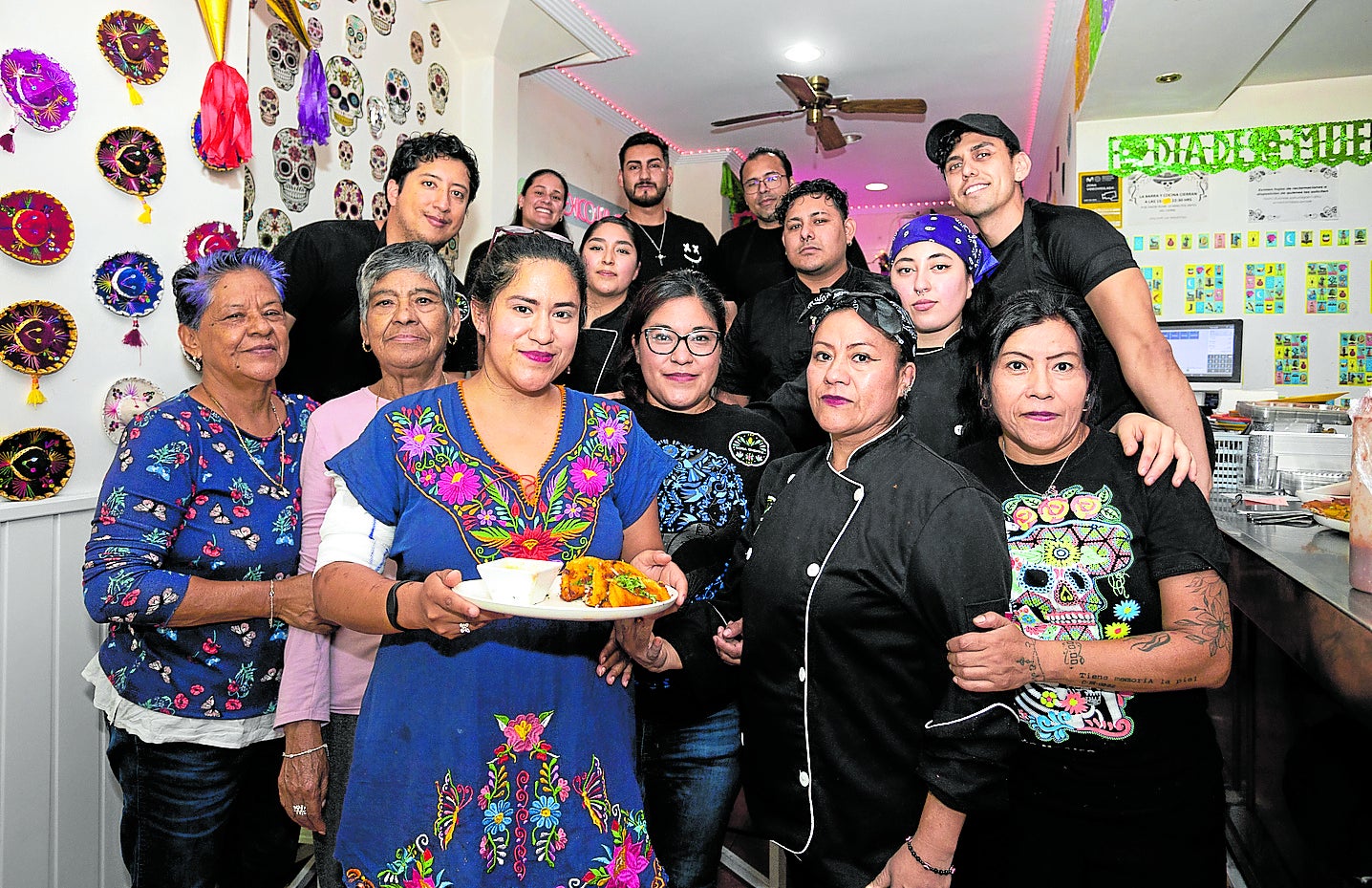 La taquería está gestionada por Betsy Trejo Salinas y su familia.