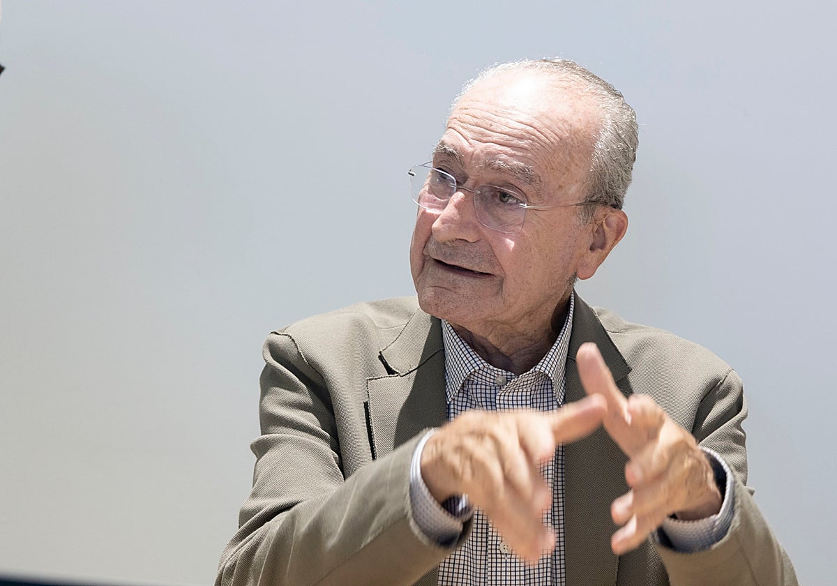 Francisco de la Torre, durante la entrevista.