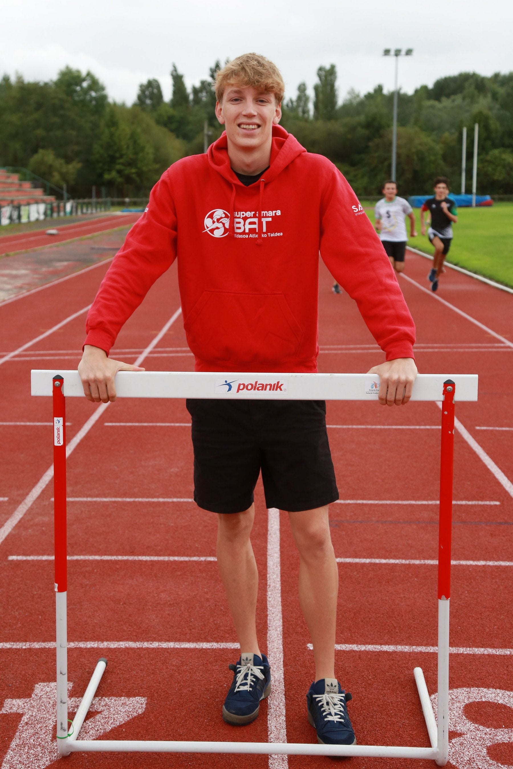 Joaquín Alonso practica atletismo desde los ocho años, aunque no fue hasta la temporada pasada cuando comenzó a tomárselo en serio. Juantxo Lusa.