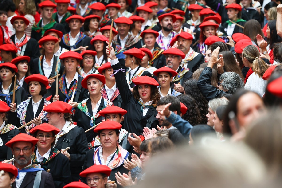 El desfile de la compañía Jaizkibel, en imágenes