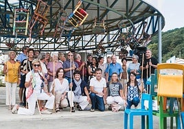 50. urteurrenaren aurkezpen ekitaldiaren omenduak izan ziren lagunak.