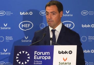 Pradales esquiva la polémica del TAV y pide al Gobierno central con «urgencia» los informes de Vitoria y Ezkio-Itsaso