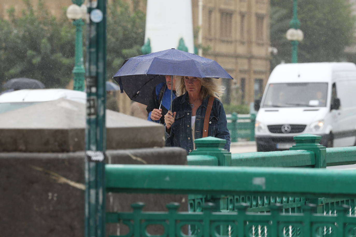 La lluvia se instala en Gipuzkoa