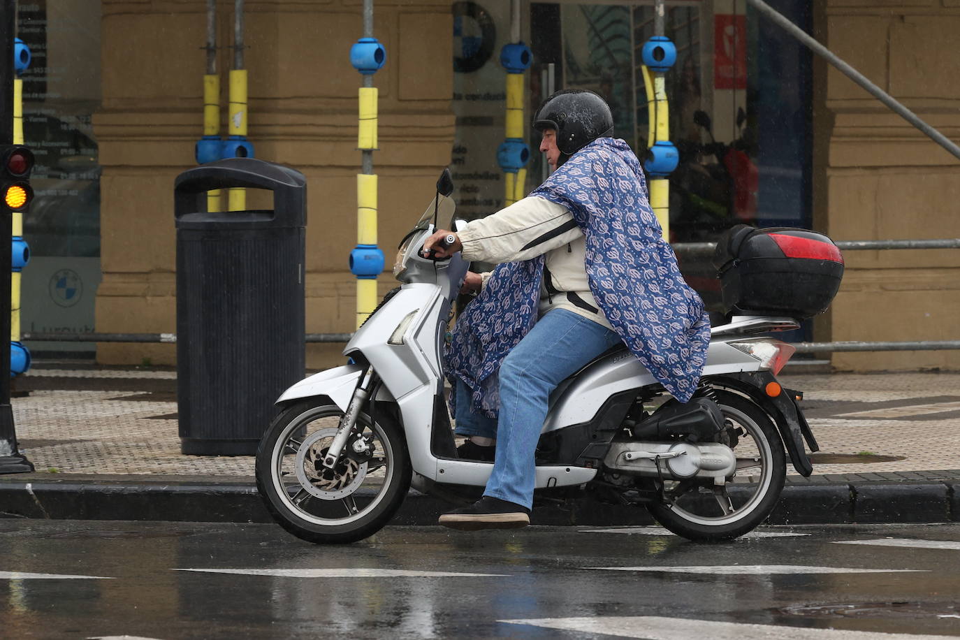 La lluvia se instala en Gipuzkoa