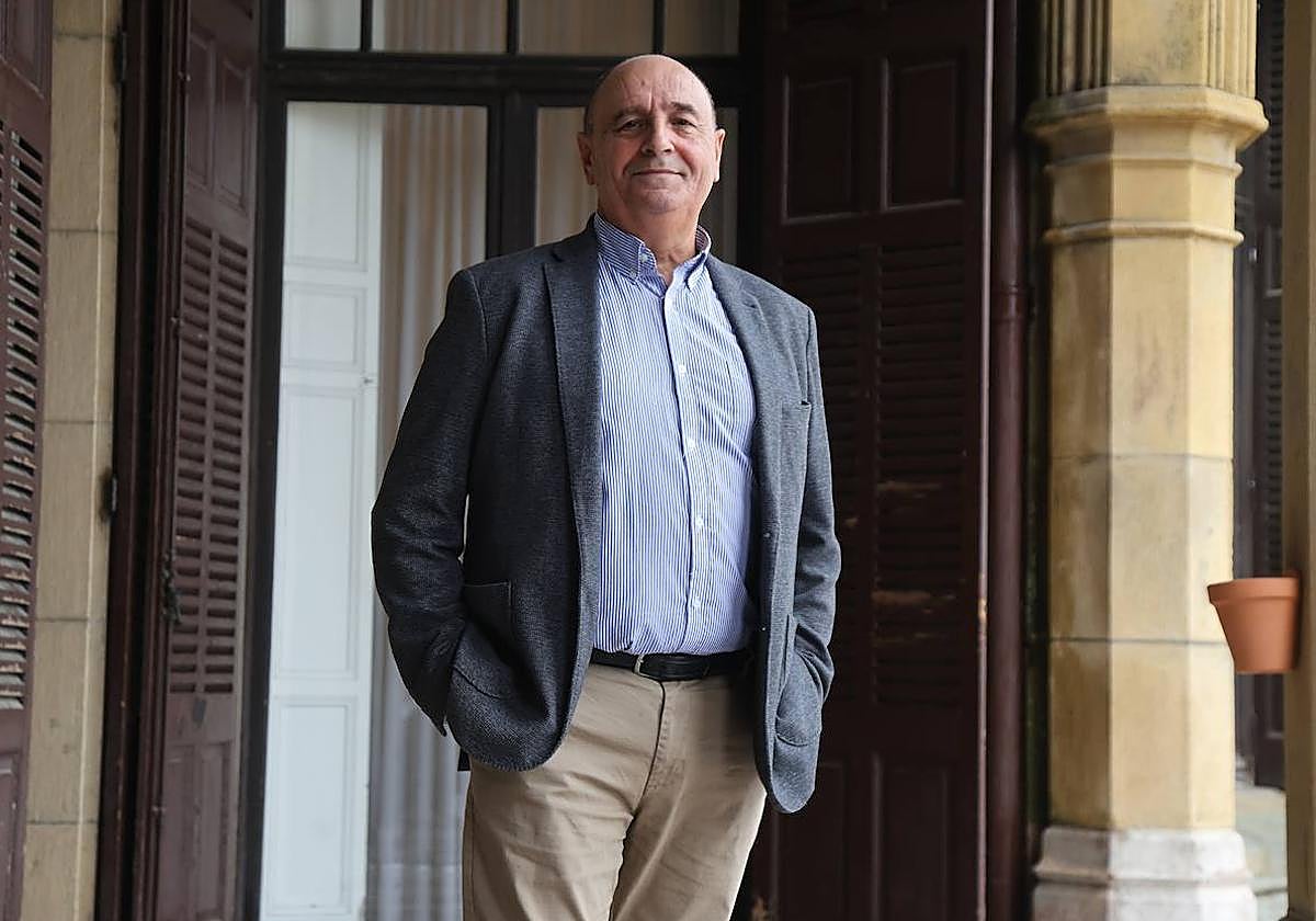 Ángel Pascual, en una de las terrazas del Palacio Miramar.