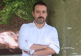 Aranzábal posa en la antigua sede de este periódico para una entrevista.