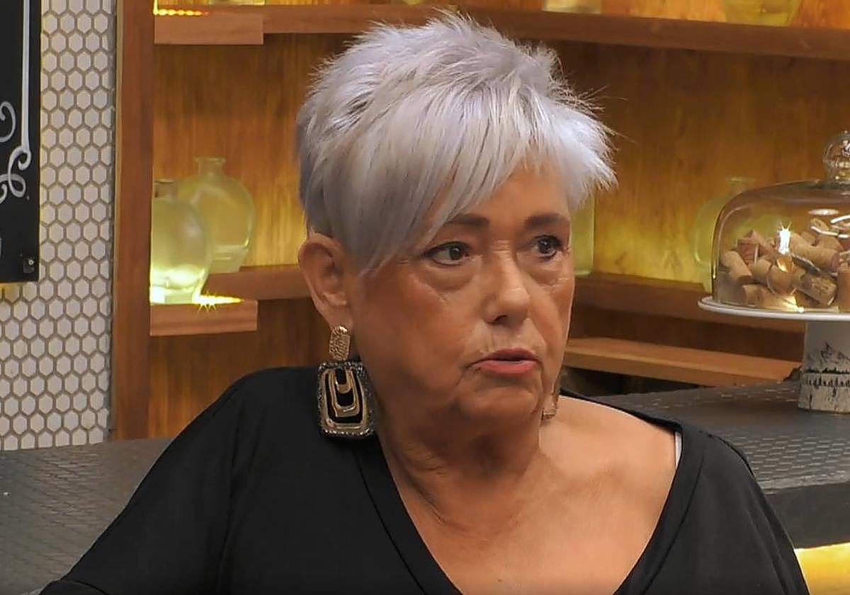 Lourdes, en plena cita en el restaurante de First Dates.