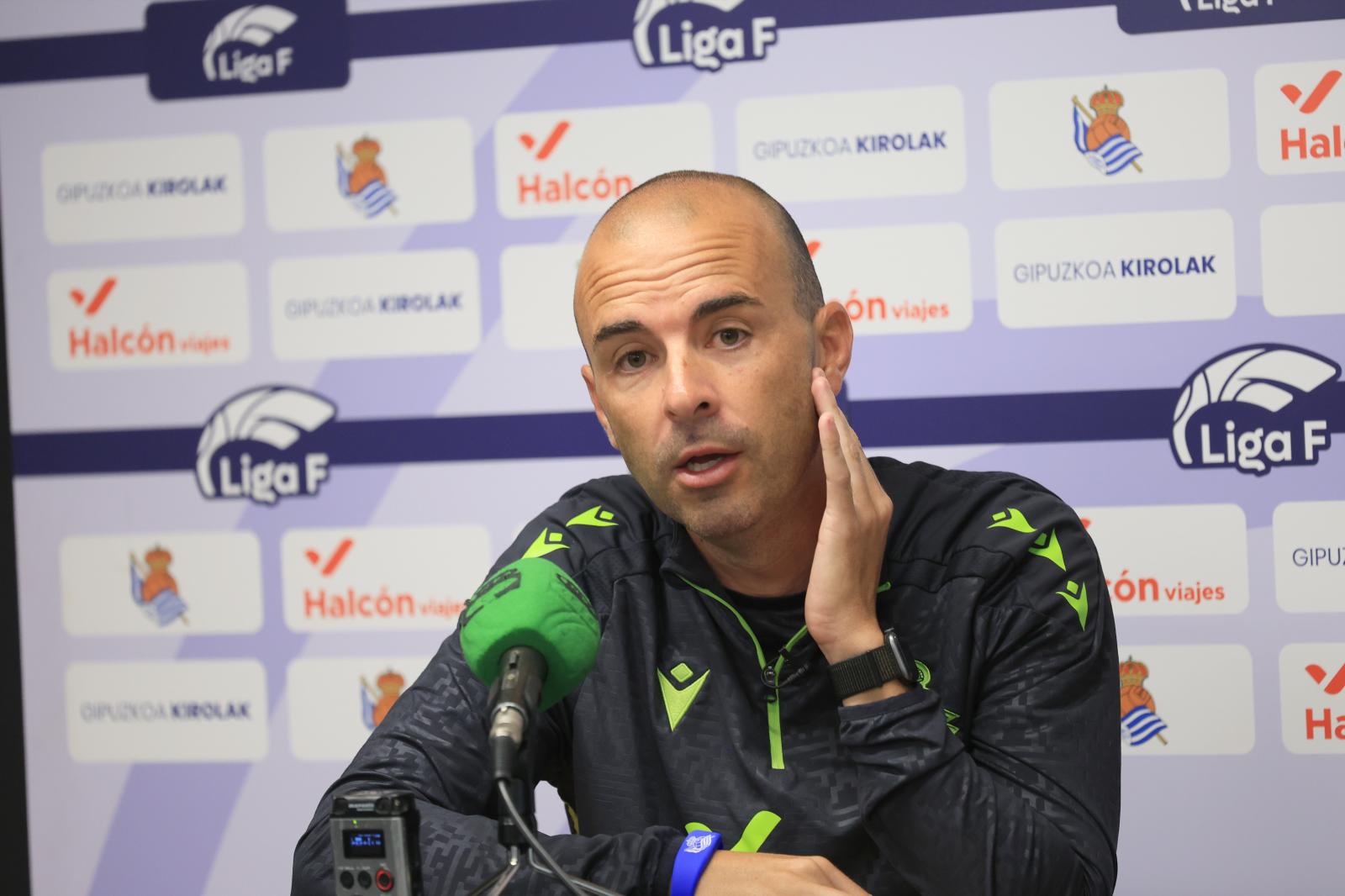 José Luis Sánchez Vera, entrenador de la Real.