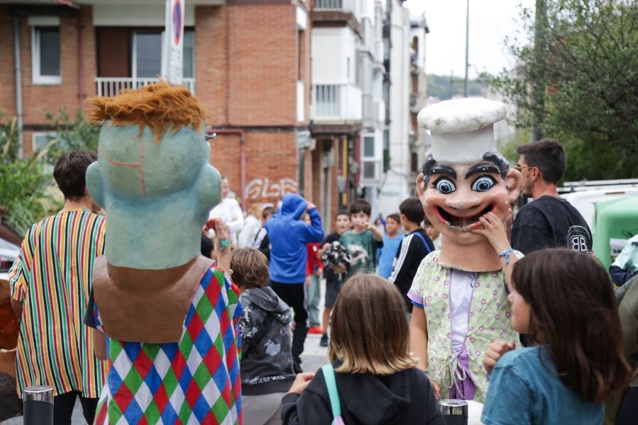 Txupinazo en los Porrontxos de Egia