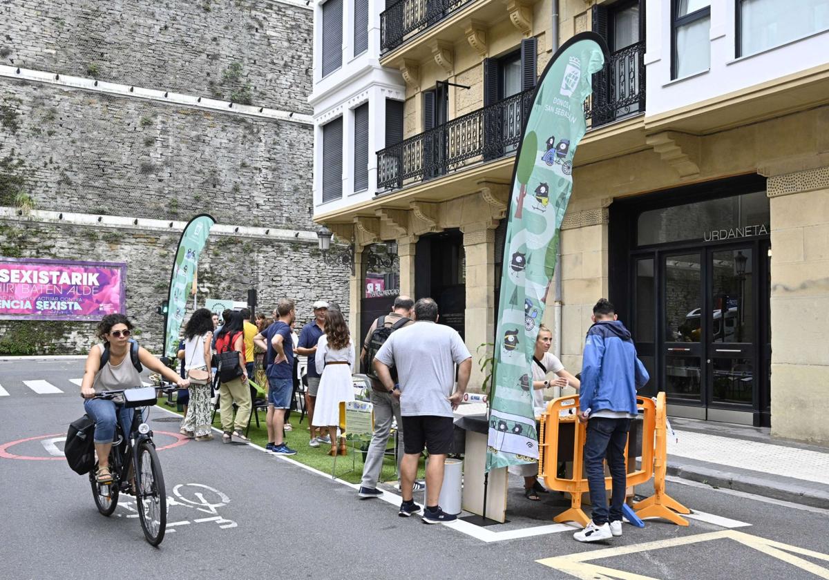 Actividad organizada en la Semana de la Movilidad 2023 en Donostia.