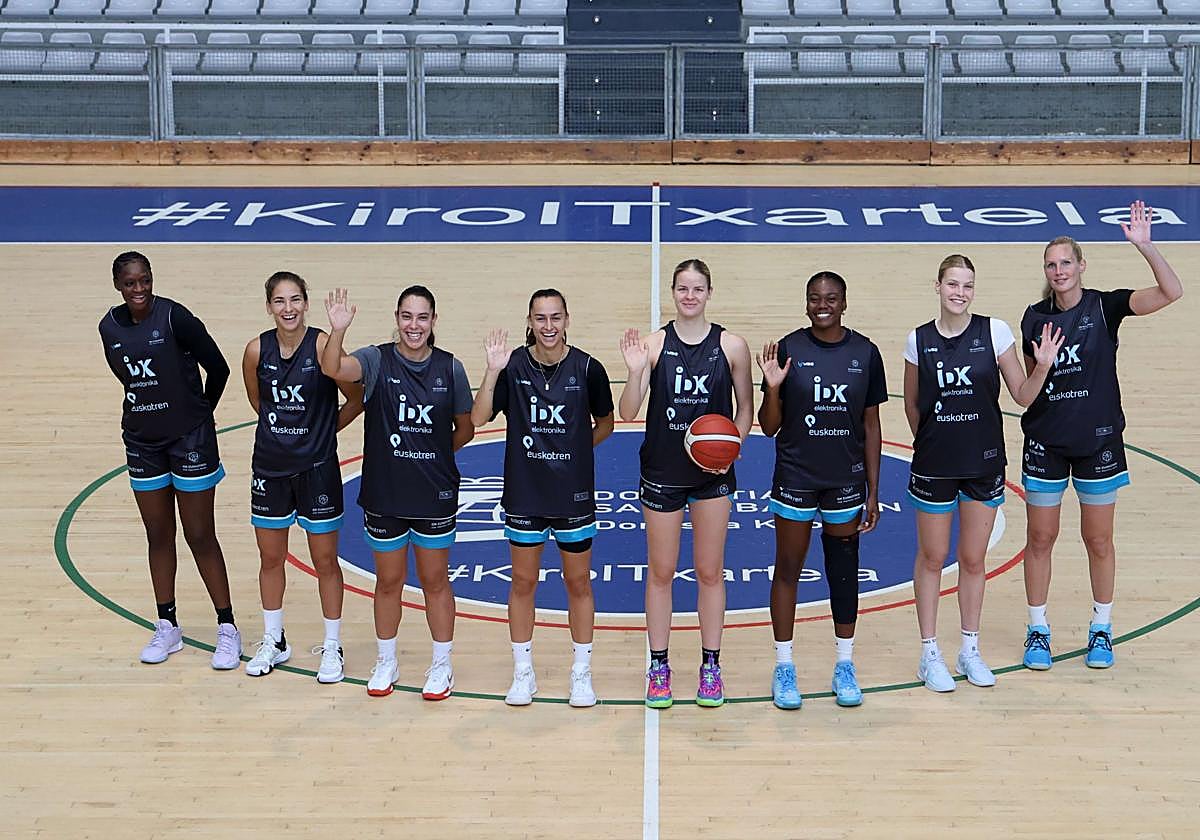Jugadoras del IDK en el Gasca de Donostia.