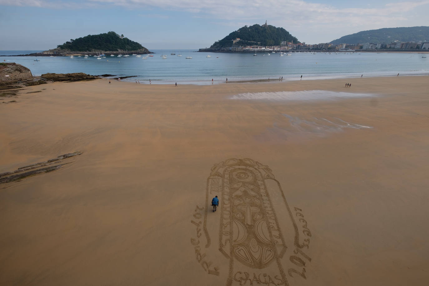 Las espectaculares imágenes de las mareas vivas en Gipuzkoa