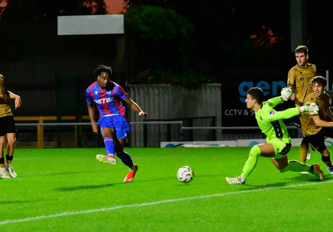 Uno de los dos goles del Crystal Palace