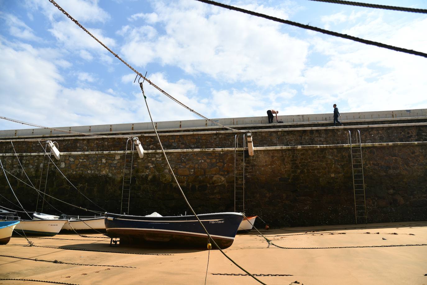 Las espectaculares imágenes de las mareas vivas en Gipuzkoa
