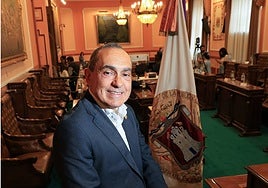 Miguel Ángel Páez, el pasado junio en su despedida como concejal de Irun.