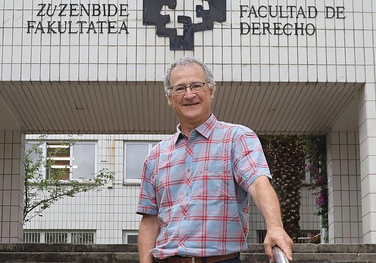 Joxerramon Bengoetxea, aspirante a rector de la UPV/EHU.