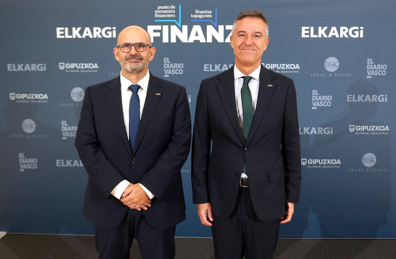 José Pérez Berdud y Xabier Ortueta, de la Asociación de Fábrica-Herramienta