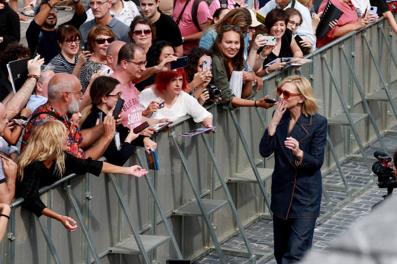 Así ha sido la llegada de Cate Blanchett a Donostia