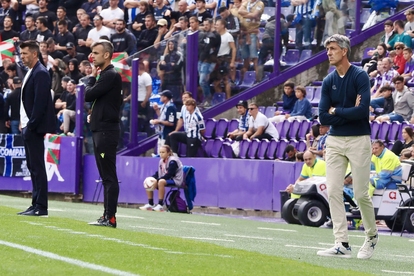 Las mejores imágenes de la Real Sociedad en Valladolid