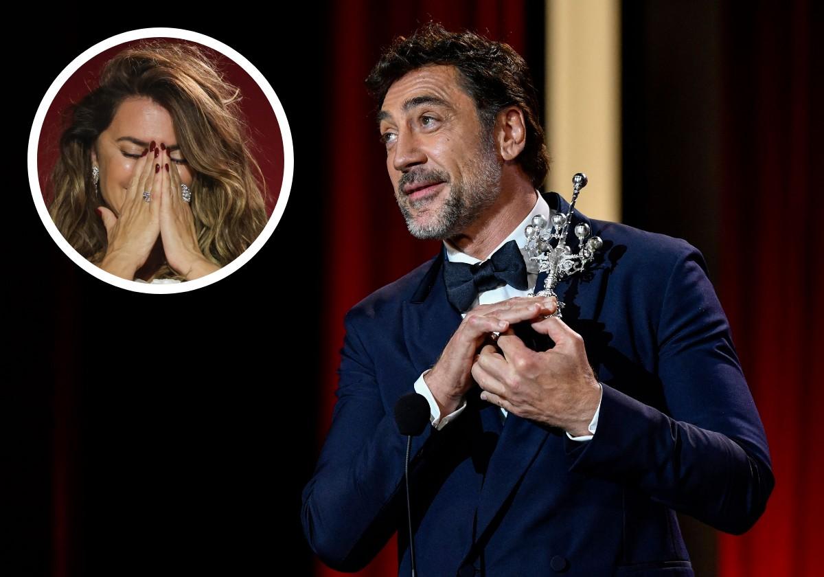 La declaración de amor de Bardem a Penélope Cruz al recoger el Premio Donostia: «Este hombre te dice que ama y que te quiere»