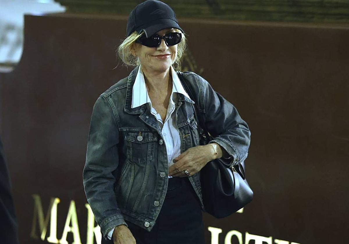 Isabelle Huppert llegó al María Cristina y este lunes presenta en el Victoria Eugenia su película realizada en Corea.