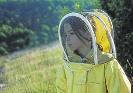 La niña Sara Otero en una escena de la película.