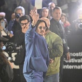 Johnny Depp, aclamado a su llegada a Donostia