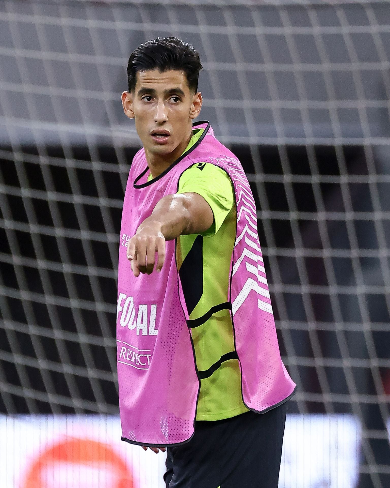 El entrenamiento de la Real en el Allianz Riviera