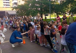 Ambientazo en las primeras fiestas de Urumea Berri