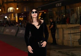 Monica Bellucci en la alfombra roja de este jueves