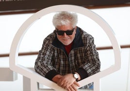 Pedro Almodóvar, este jueves en el Kursaal.