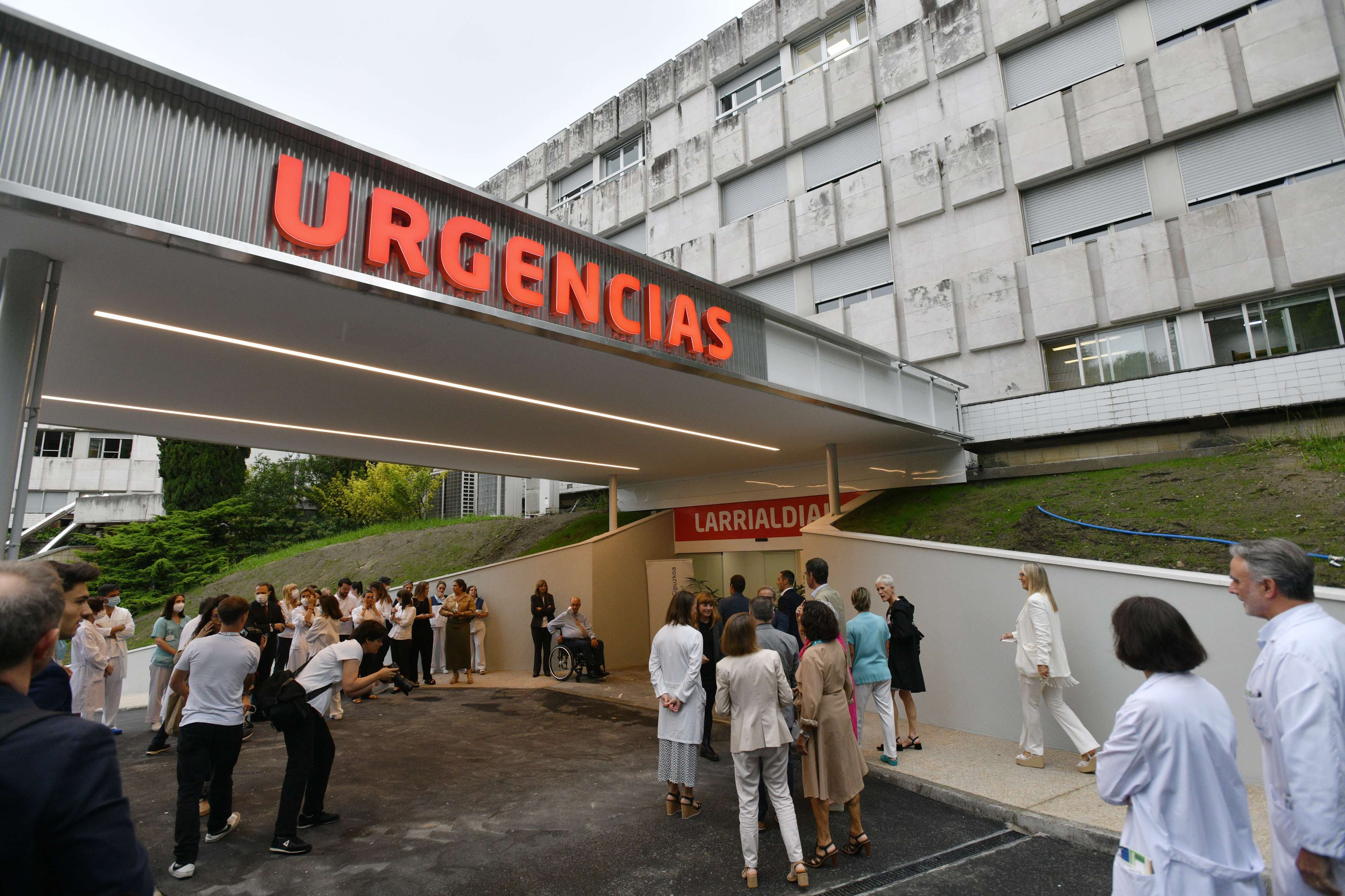 Entrada a las Urgencias de Policlínica Gipuzkoa.